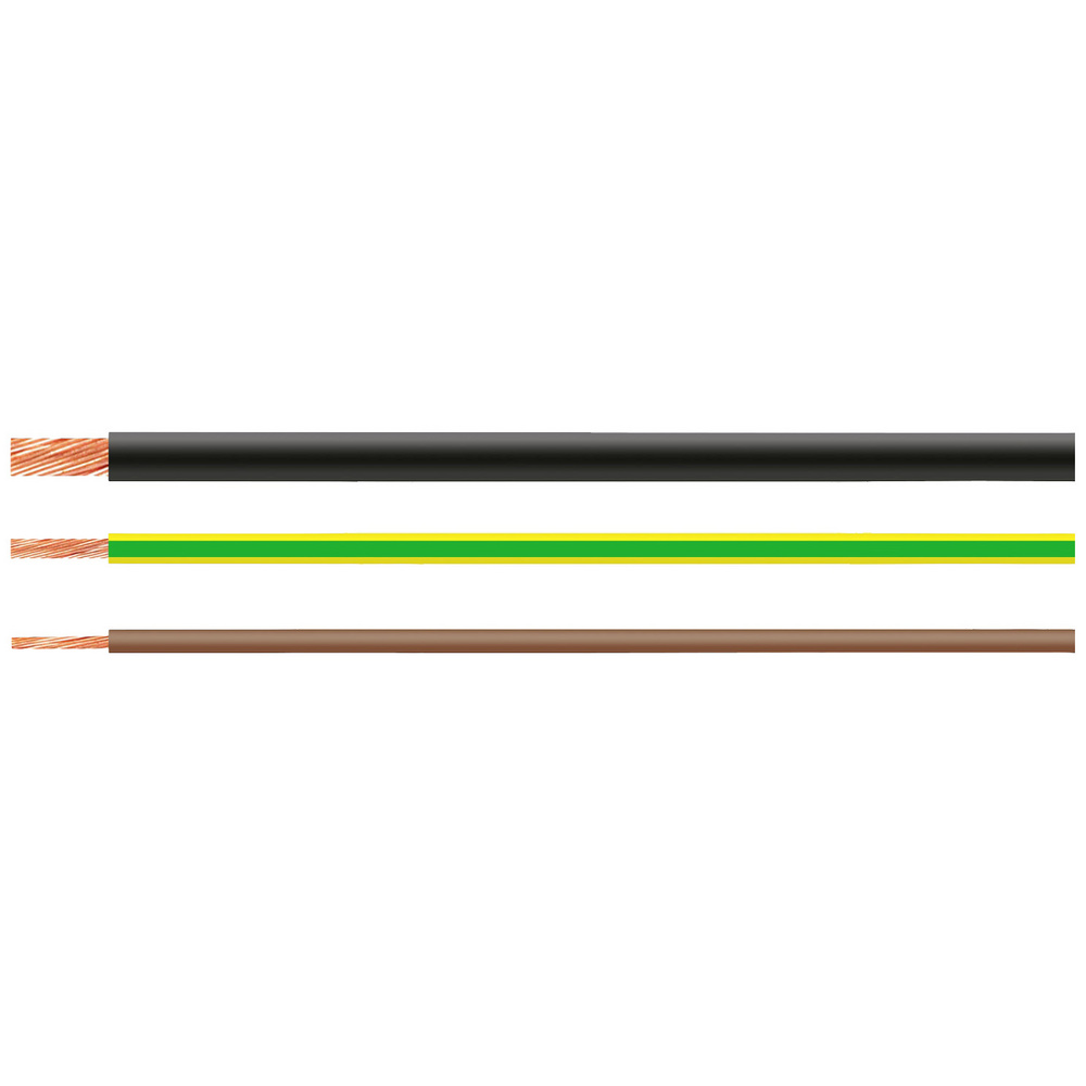 Helu 29399-100 Einzelader H07v-k 1 X 4 Mm² Dunkelblau-weiß 100 M