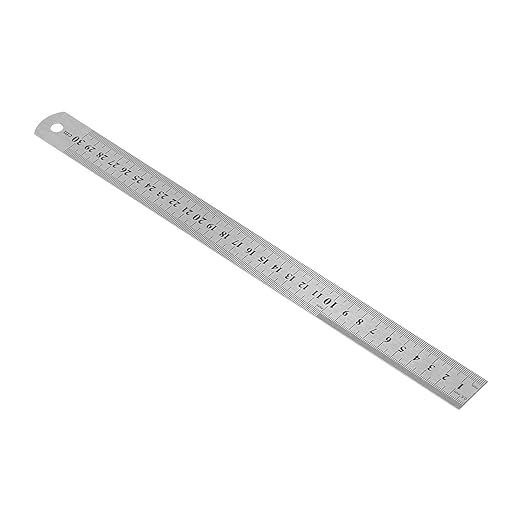 30-cm-lineal, Metalllineal, Edelstahllineal, Mit 2d-linealen Zum Zeichnen