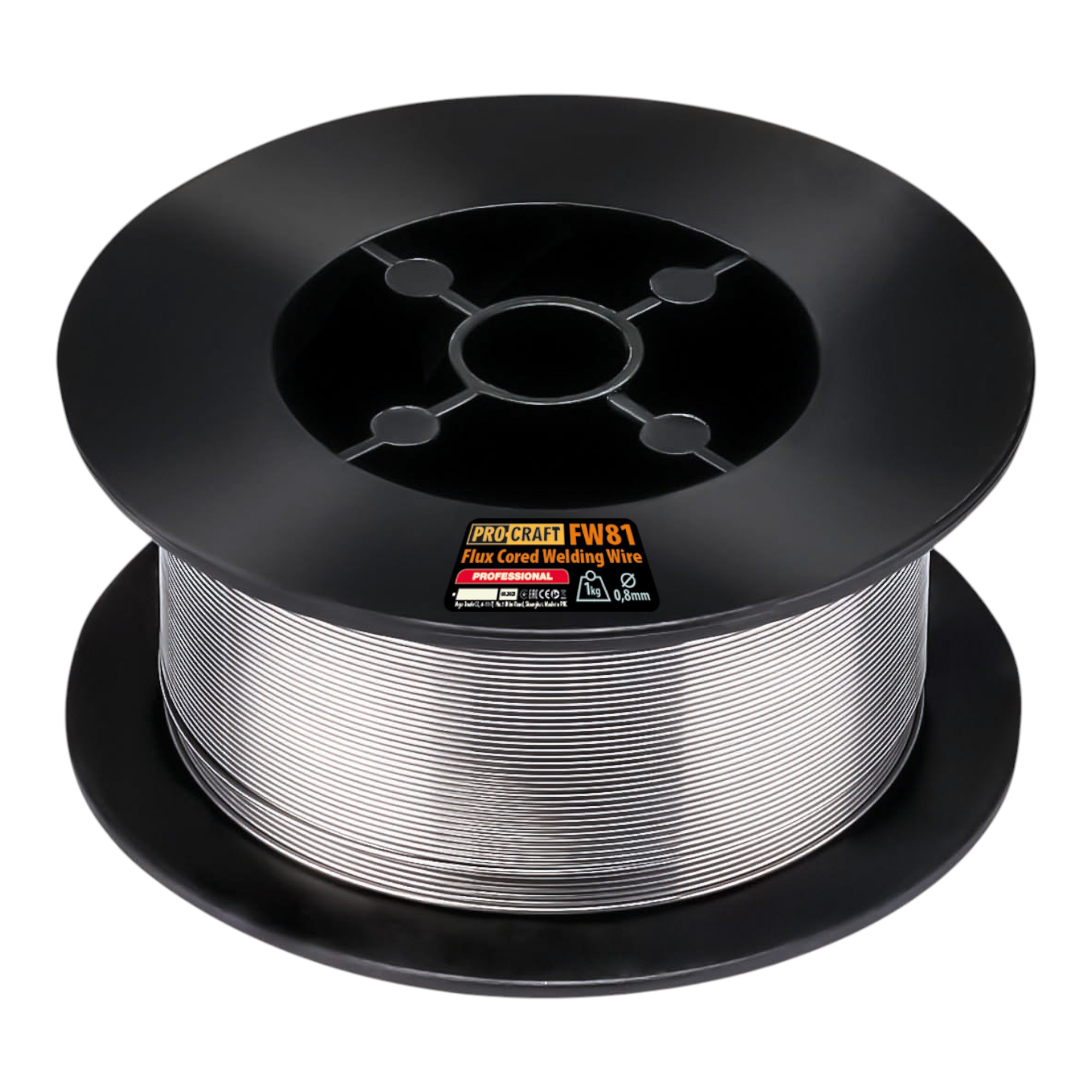 Procraft Fw81 Fülldraht Schweißdraht Flux 0,8 Mm 1,0 Kg