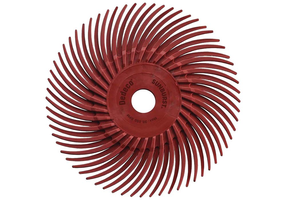 Tyrolit Radialbürstenscheibe Premium Sunburst Ø 76 Mm Körnung 220braun