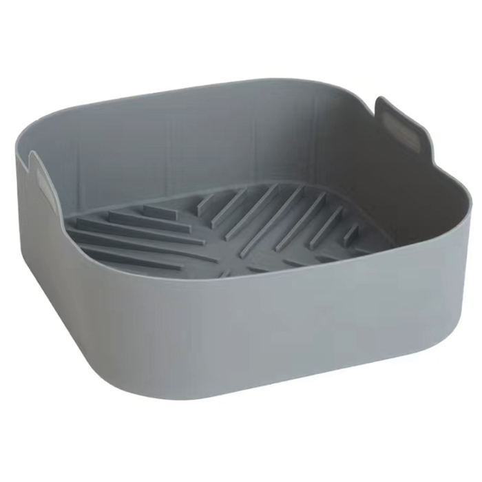 Silikoneinsatz Für Heißluftfritteuse, Hoch, Quadratisch, 20 Cm Backform
