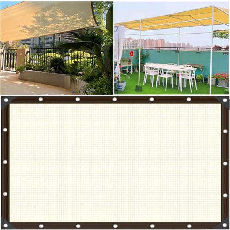 Rechteckiges Sonnensegel 1 X 2 M, 96 % Uv-schutz, Atmungsaktiv Und Wasserdicht, Ideal Für Garten, Terrasse, Patio Und Pool – Ulisem