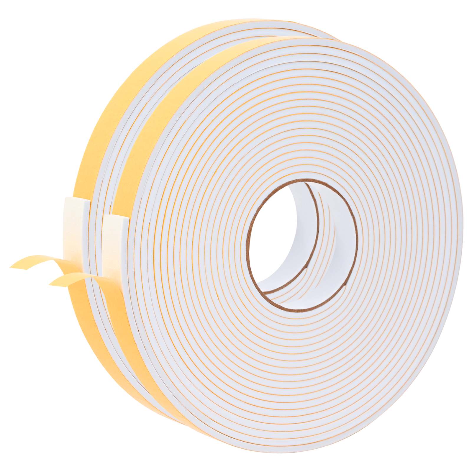 Vidaxl Self-adhesive Foam Tape 2 Pcs White 20mm X 10m Cr Foam