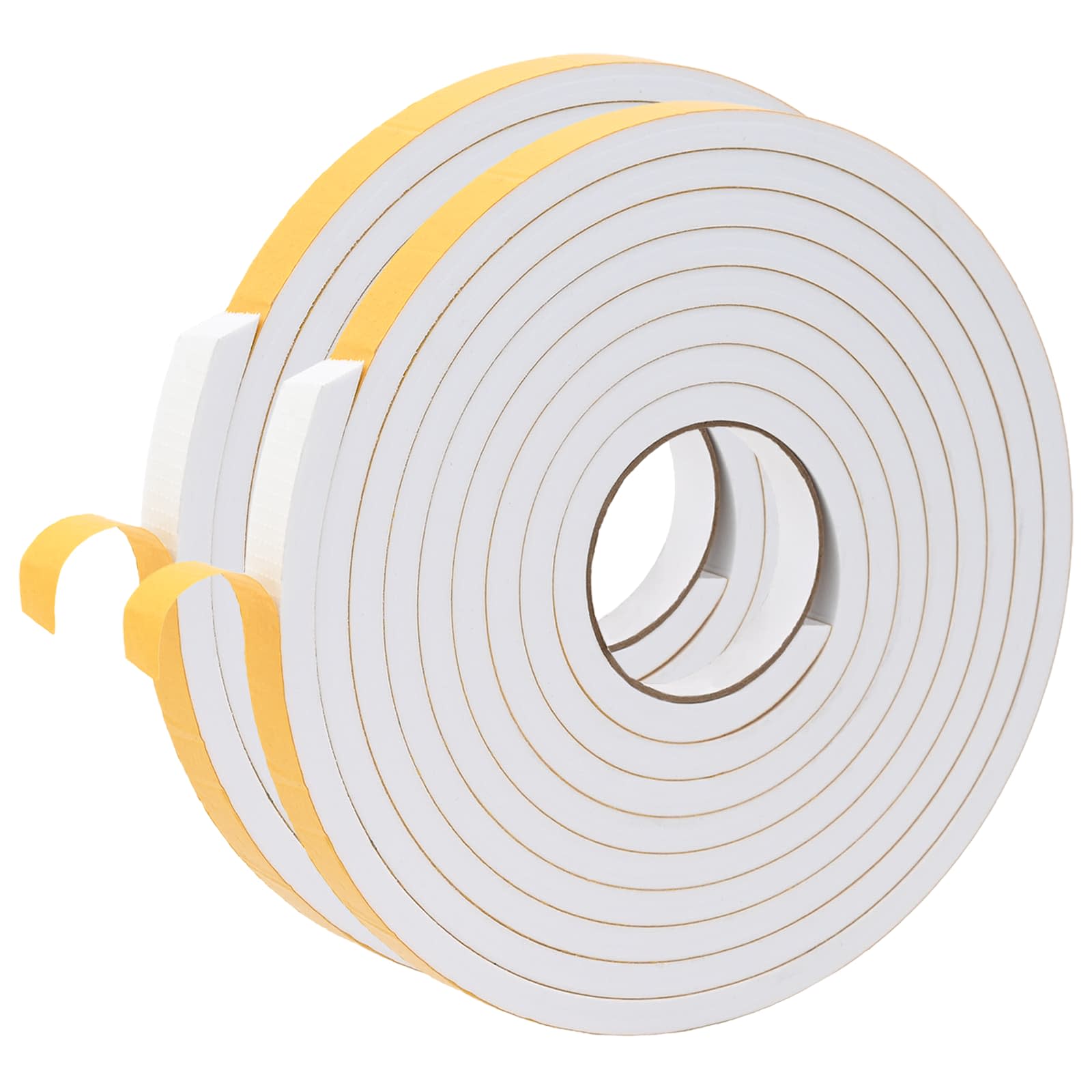 Vidaxl Self-adhesive Foam Tape 2 Pcs White 20mm X 5m Cr Foam
