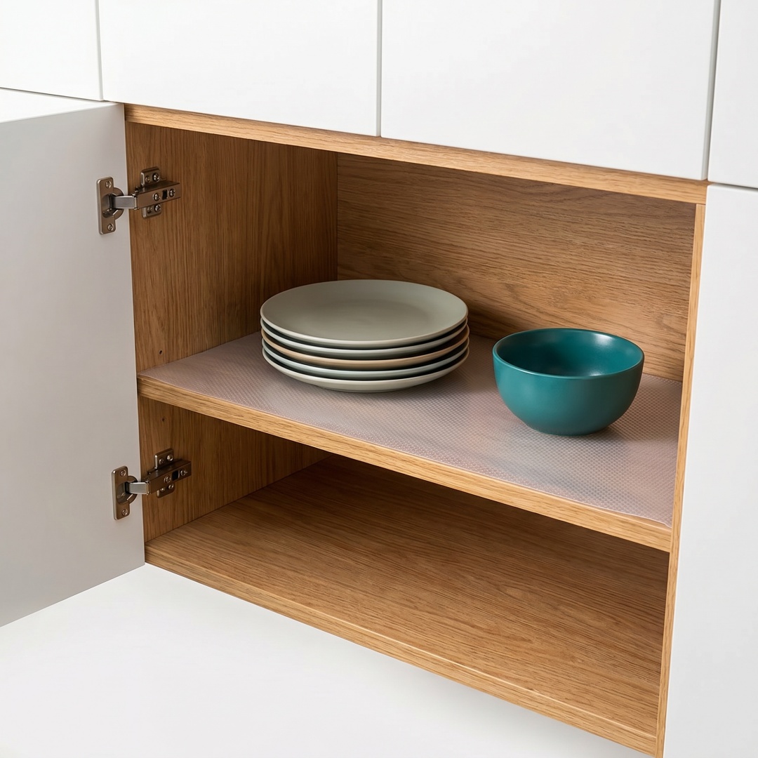 Wolketon 3er Set Schubladenmatte Regale Antirutschmatte Zuschneidbar 50 X 150cm,transparentes Weiß