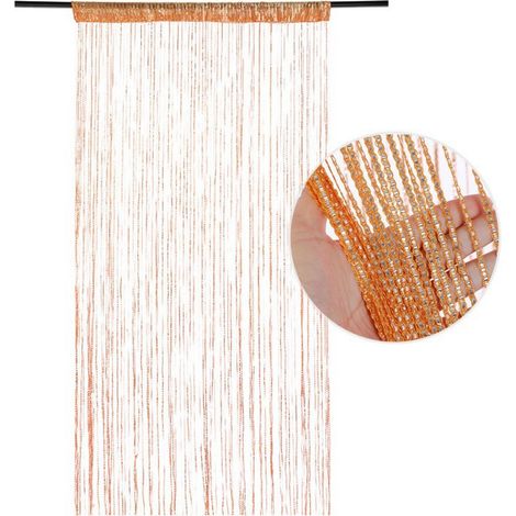 90 Cm X 200 Cm Pailletten-fransen-vorhangpaneel, Fliegengitter, Raumteiler, Quastenvorhang Für Türen, Fenster, Heimdekoration, Eventdekoration