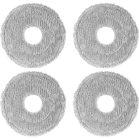 Dreame 4er-pack Wischmopp-pads, Kompatibel Mit X40 Ultra/l10s Ultra/l10s Plus/l10s Pro Gen 2/l40 Ultra/l30 Ultra/x30 Ultra/l20 Ultra/l40 Ultra/l10s Ultra Gen2/x40 Master