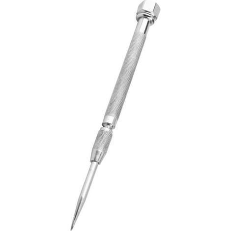 Markiernadel Mit Hartmetallspitze, Rutschfest, Für Stahl, Messing, Kunststoff, Glas, Keramik, Zum Markieren Und Stanzen, 128 Mm