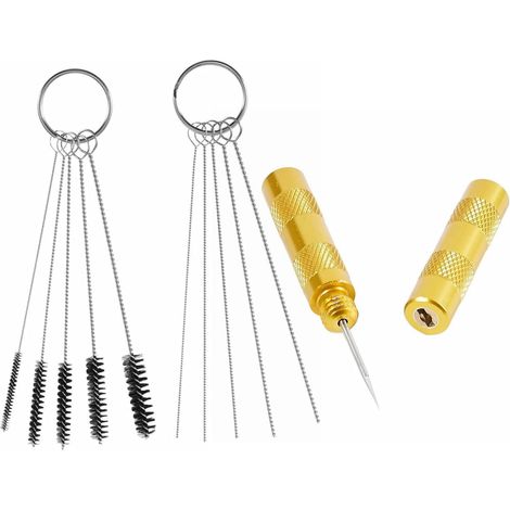 (3-teiliges) Airbrush-reinigungs- Und Reparaturset Mit Edelstahlbürsten Und -nadeln