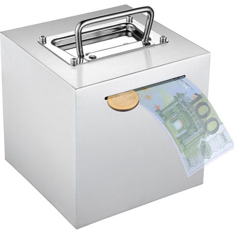 Metall-spardose Für Erwachsene, Metall-spardose Als Geschenk Für Kinder, Große, Unzerbrechliche Spardose Mit Tragegriff, Wiederverwendbar, Schwer Zu Öffnen