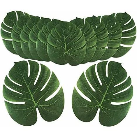 Künstliche Palmen, 12 Blätter, 15 Cm Hohe Palme Für Hawaiianische Partydekoration, Dschungeldekoration