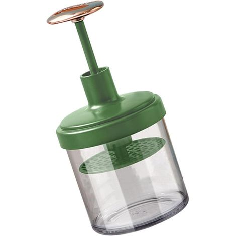 Manuelle Schaumflasche Für Gesichtsreinigungsgel, Schaumflasche Fürs Badezimmer, Praktisches Zubehör Für Die Gründliche Reinigung Und Wiederverwendbar, Elegantes Grünes Design