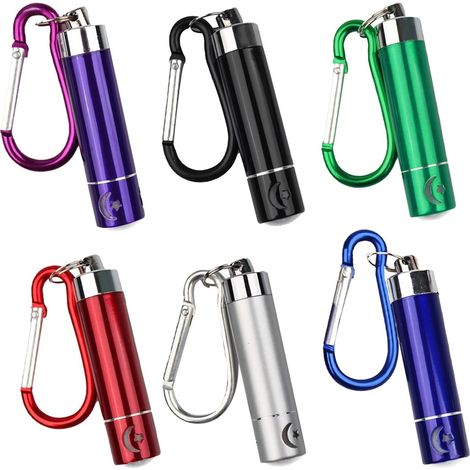 6er-pack Kindertaschenlampen, Led-taschenlampen, Kleine Taschenlampen, Batteriebetriebene Taschenlampen, Nachttaschenlampen Für Kinder, Taschenlampen Für Notfälle, Outdoor-aktivitäten, Camping Und Par