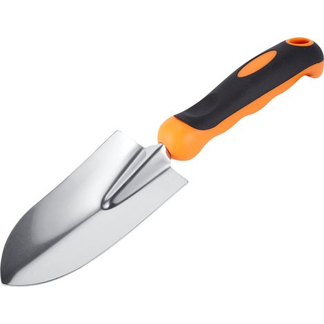 Gartenschaufel, Handschaufel Mit Ergonomischem Griff, Kleine Gartengeräte Zum Graben, Pflanzen Und Umpflanzen, Orange