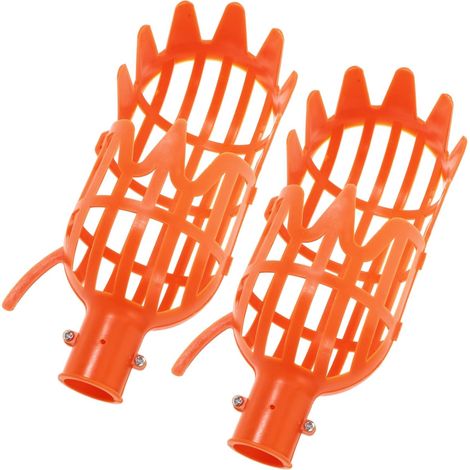 Set Mit 2 Grifflosen Obstpflückern, Leichtes Kunststoffwerkzeug Für Erdbeerbäume, Birnen Und Andere Früchte, Praktischer Obstpflücker Für Den Gartengebrauch Ohne Leiter