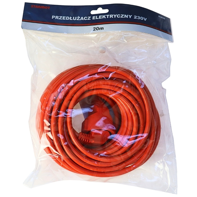 Rasenmäher-verlängerungskabel 20 M 3 X 1,5 Mm² Ip20 16 A Orange Dick