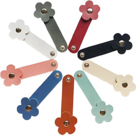 Set Mit 24 Wiederverwendbaren Kabelbindern, Organizer-verschluss Für Kabel Und Kabelmanagement, 9 Farben