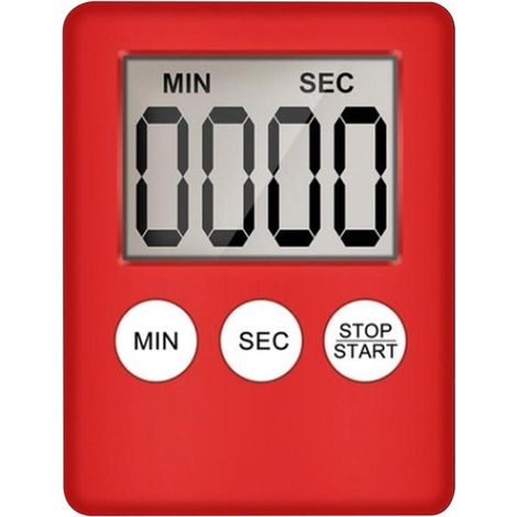 (rot) Küchentimer, Digitaler Küchentimer, Digitaler Timer, Küchentimer, Magnetischer Timer, Stoppuhr, Led-countdown-timer Zum Kochen, Spielen Und Backen