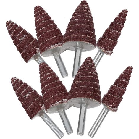 8-teiliges Sortiment Konischer Lamellenschleifscheiben Als Ersatz Für Rotationswerkzeuge Und Kleine Lamellenschleifköpfe