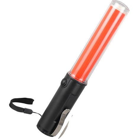 26 Cm Signalstab, Kunststoff, Led-orchestersignalstab-taschenlampe Mit Blinkmodus Für Parkplatzeinweiser
