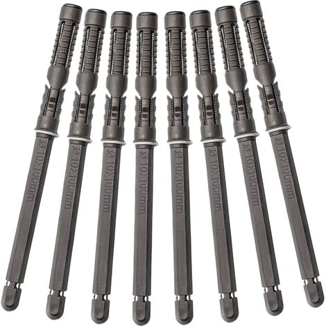 8 Stück (10 X 100 Mm) Verdeckte Wandregalhalterungen, Unsichtbare Wandregalträger, Robuste Träger Für Selbstgebaute Wandregale