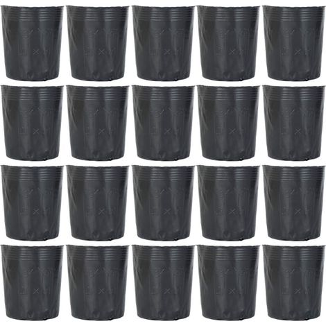 Packung Mit 300 Kunststoff-anzuchttöpfen 9x9 Cm Mit Drainage, Wiederverwendbare Und Leichte Anzuchtstützen Für Blumen Und Gemüse