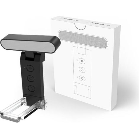 Ansteckbare Led-leselampe Mit Wabenlinse, 5 Beleuchtungsmodi, 6 Helligkeitsstufen, Flexiblem Schwanenhals, Usb-stromversorgung, Augenschonend