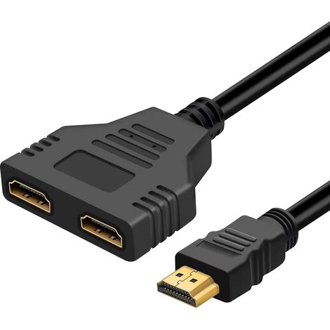 Master Cables Hdmi 1080p Stecker Auf Zwei Buchsen 1-zu-2-wege-splitterkabel-adapterkabel Für Hdtv