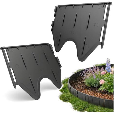 15-teiliges Set Flexibler Garteneinfassungen, Weiche Gartenbegrenzungen Für Gärten, Rasenflächen, Blumenbeete Und Wege