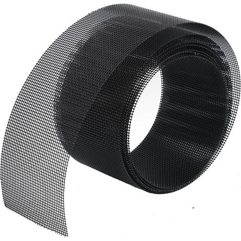 Rollen À 5 × 200 Cm, Belüftungsgitter Für Fugen. Schützt Klinkerfugen Vor Bienen, Wespen Und Mäusen, Schwarze Farbe.