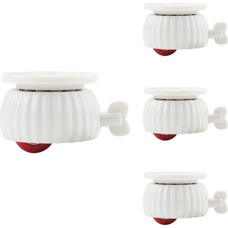 Set Mit 4 Selbstklebenden Rollen Für Möbel, Aufbewahrungsboxen, Universelle Edelstahlrolle, Kleine 360°-lenkrollen