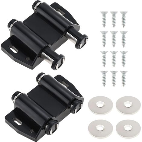 4-teiliger Magnetischer Touch-verschluss, 4-teiliges Set Aus Doppelten Magnetischen Schrank- Und Türverschlüssen Mit Drucköffnung