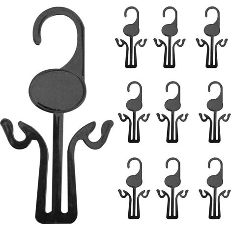 Set Mit 10 Multifunktionalen Schuhaufhängern Und Wäscheständern Für Schränke Und Eingangsbereiche. Praktische Schuhhaken.
