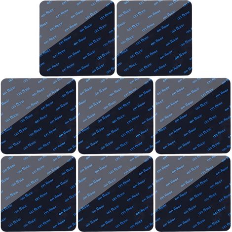 Stück, 10 X 10 Cm, Schwarze Anti-rutsch-teppichstopper, Rutschfeste Teppichaufkleber, Anti-rutsch-teppichunterlage, Eckstopper Gegen Aufrollen Von Teppichen, Spurlos Waschbar, Wiederverwendbar