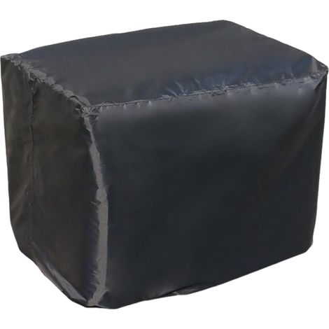Schwarze Generatorabdeckung (75 X 65 X 70 Cm), Vollständig Wasser- Und Winddicht, Ideal Für Die Lagerung Im Freien, Camping, Garten, Terrasse Oder Garage