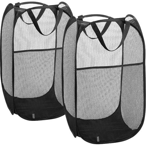 Stück, 60 X 34 X 34 Cm (schwarz) Faltbarer Wäschekorb Mit Griff