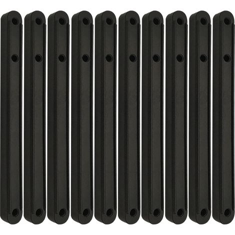 (schwarz, 180 Mm) Kunststoff-schubladenschienen, Kunststoff-schubladengehäuse-führungsschienen, Schrankführungsschienen Für Möbelschubladen