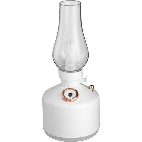 Tisch-luftbefeuchter, Retro-lampe, Aromadiffusor, Usb-aufladbar, Led-beleuchtung, Kaltnebel-luftbefeuchter