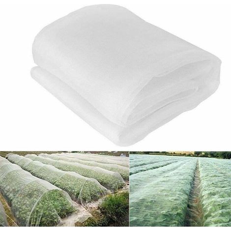 Feinmaschiges Insektennetz Für Gärten, Gewächshäuser, Pflanzen, Obst, Blumen Und Nutzpflanzen. Schützt Vor Pestiziden. 10 X 2,5 M (40 Maschen, 1 Mm Maschenweite)