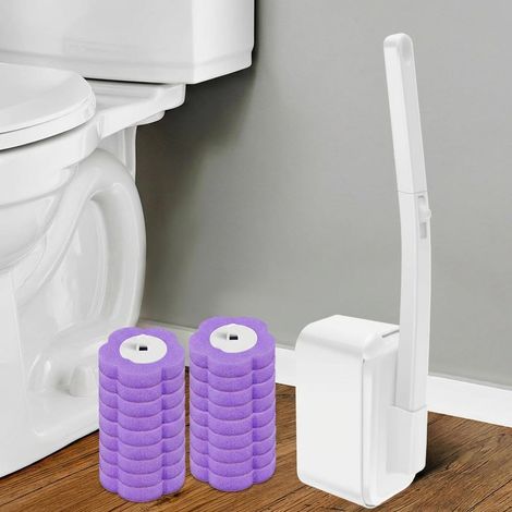 Praktisches Wc-bürstenset Mit Ersatzbürstenköpfen Für Die Reinigung Von Haushalt Und Badezimmer