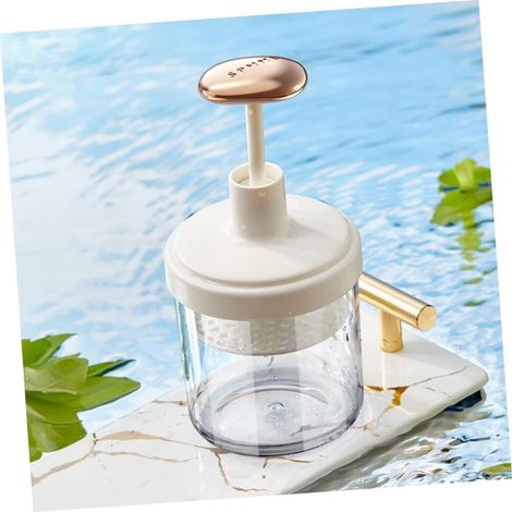 Tragbare Schaumflasche Für Gesichtsreiniger, Kompakter Und Praktischer Schaumspender Für Dusche Und Bad, Multifunktionales Badezimmeraccessoire, Einfach Zu Bedienen