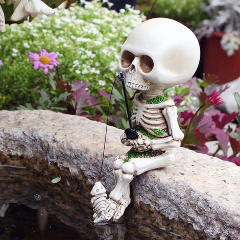 Pfirsichschädel-statue Als Ornament, Kreative Harzdekorationen, Garten- Und Bauernhofdekorationen, Bürodekorationen, Geschenke, Autodekorationen