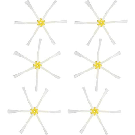 6-teiliges Eckbürsten-set Für Irobot Roomba 600/700/800/900 Serie 614 675 692 677 850 860 865 870 880 885 890 960 981, Ersatzteil Für Saugroboter