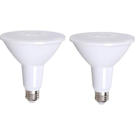 2er-pack 18w E27 Par38 Led-reflektorlampen, Entspricht 150w Halogenlampen, 1800lm, Warmweiß 3000k (3000k)