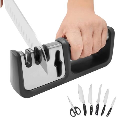 Küchenmesserschärfer Für Den Hausgebrauch (nur Ein Schärfer Enthalten, Keine Weiteren Produkte Enthalten) 4-in-1 Profi-messerschärfer, Geeignet Zum Schärfen Von Scheren Und Messern