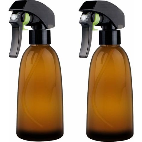 Leere, Bernsteinfarbene Pet-sprühflaschen, 200 Ml (7 Oz) Nachfüllbarer Behälter Für Ätherische Öle, Reinigungsmittel Oder Aromatherapie Für Zuhause, Friseursalon, Garten, Sprühgerät