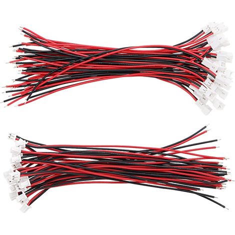 25 Paar 1,25-mm-2-pin-stecker Und -buchse Mit 10 Cm Kabel, 2-pin-stecker- Und -buchsenadapter
