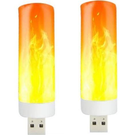 10er-packung Usb-led-flammenlampen, 5 W Lumen. Flammenlampen. Feuerlampen. Led-flammenlampen.