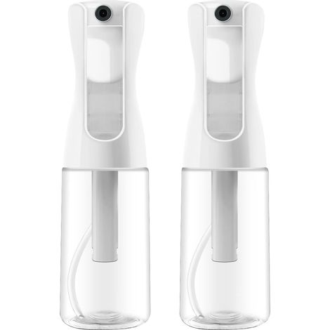 Set Mit 2 Leeren 200-ml-sprühflaschen. Feiner Sprühnebel Für Haarstyling, Pflanzen, Reinigung Und Hautpflege.