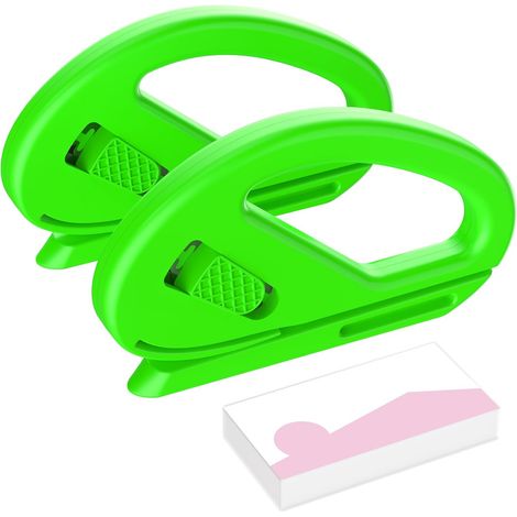 Schiebe-geschenkpapierschneider, Grün, 2er-set, Für Weihnachten, Geburtstage